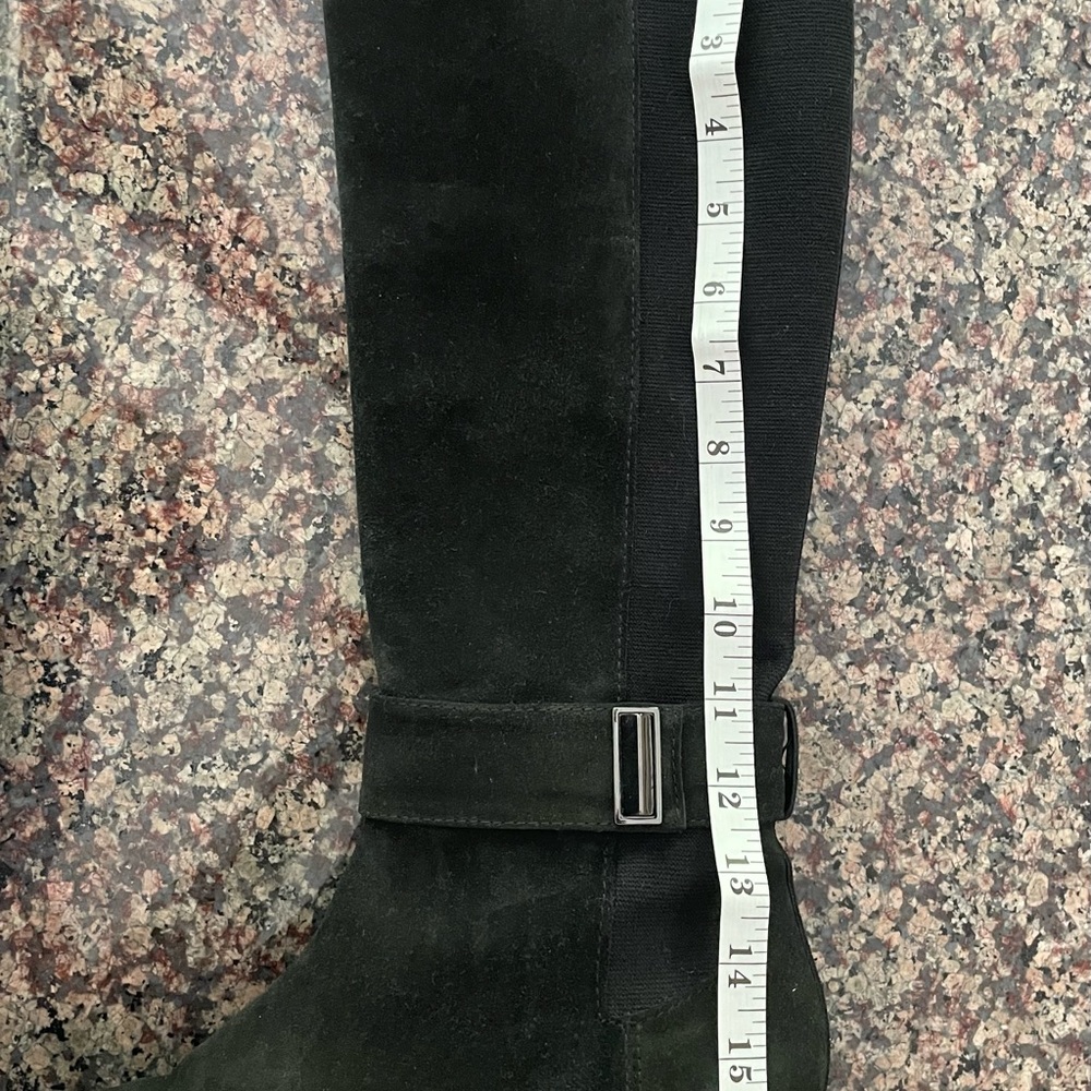 Aquatalia Giada Black Suede Leather
Tall Zip Up Riding Boots Size 7.5 - Picture 5 of 12